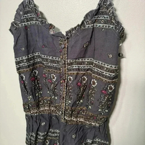 NWT BUFFALO BOHO PRINTED Y2K romper S - Picture 3 of 6